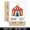 Circus Tent Waterproof Vinyl Phone Tablet Laptop Water Bottle Sticker Set - 5 Pack